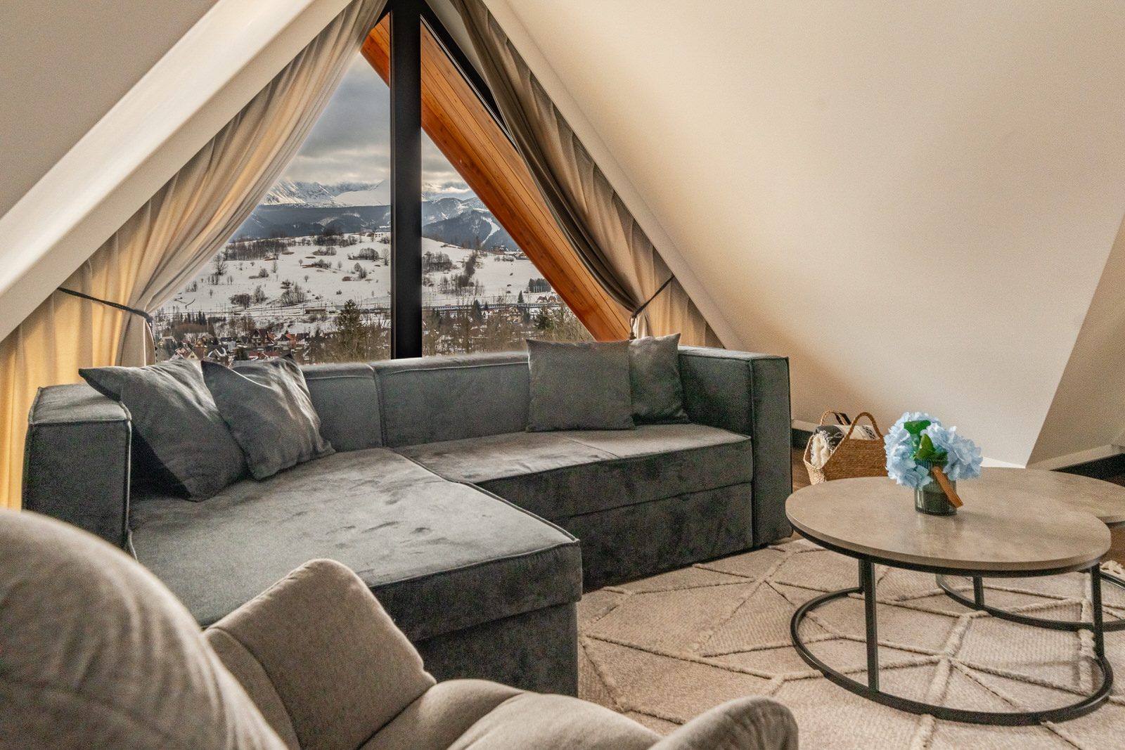 Apartament<br />
z jedną sypialnią<br />
i widokiem